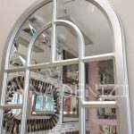 Parma Model Gümüş Renk Dekoratif Pencere Ayna-21