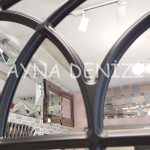 Savona Model Siyah Renk Dekoratif Pencere Ayna-21