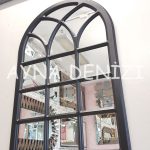Savona Model Siyah Renk Dekoratif Pencere Ayna-4
