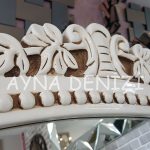 Sinyora Model Eskitme Beyaz Renk Ayaklı Boy Aynası-14