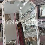 Sinyora Model Eskitme Beyaz Renk Ayaklı Boy Aynası-15