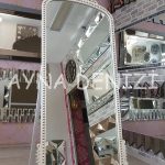 Sinyora Model Eskitme Beyaz Renk Ayaklı Boy Aynası-2