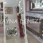 Sinyora Model Eskitme Beyaz Renk Ayaklı Boy Aynası-3