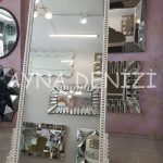 Sinyora Model Eskitme Beyaz Renk Ayaklı Boy Aynası-8