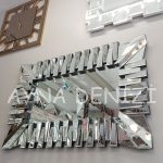 Akustik Black Small Silver Model Siyah Şeffaf Renk Modern Ayna-8