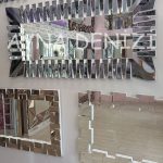 Akustik White Smoked Model Beyaz Füme Renk Modern Ayna-2