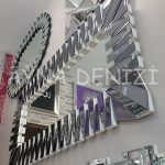 Akustik White Smoked Model Beyaz Füme Renk Modern Ayna-9