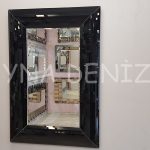 Çizgi Small Black Model Modern Ayna-1