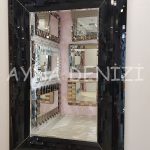 Çizgi Small Black Model Modern Ayna-10