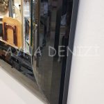 Çizgi Small Black Model Modern Ayna-17