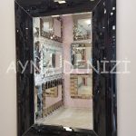 Çizgi Small Black Model Modern Ayna-3