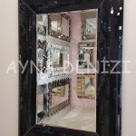 Çizgi Small Black Model Modern Ayna-8