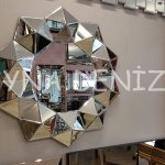 Kristal Silver Model Modern Ayna-2