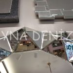 Kristal Silver Model Modern Ayna-21
