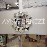 Kristal Silver Model Modern Ayna-5