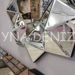 Kristal Silver Model Modern Ayna-7