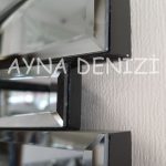 Akustik Black Smoked Model Siyah Füme Renk Modern Ayna-13