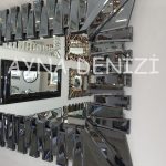Akustik Black Smoked Model Siyah Füme Renk Modern Ayna-18