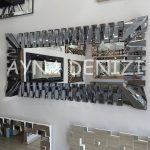 Akustik Black Smoked Model Siyah Füme Renk Modern Ayna-8