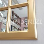 Latina Model Altın Renk Dekoratif Pencere Ayna-12