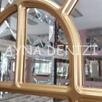 Latina Model Altın Renk Dekoratif Pencere Ayna-19