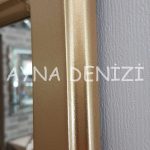 Latina Model Altın Renk Dekoratif Pencere Ayna-23