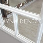 Latina Model Beyaz Renk Dekoratif Pencere Ayna-16