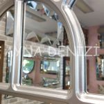 Latina Model Gümüş Renk Dekoratif Pencere Ayna-13