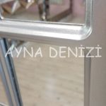 Latina Model Gümüş Renk Dekoratif Pencere Ayna-17
