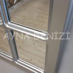 Latina Model Gümüş Renk Dekoratif Pencere Ayna-22