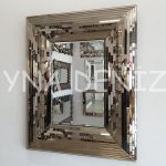 Çizgi Tiny Bronze Model Modern Ayna-1