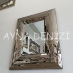 Çizgi Tiny Bronze Model Modern Ayna-10