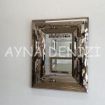 Çizgi Tiny Bronze Model Modern Ayna-11