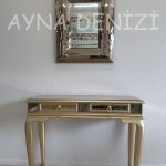 Çizgi Tiny Bronze Model Modern Ayna-12