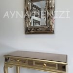 Çizgi Tiny Bronze Model Modern Ayna-15