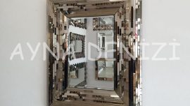 Çizgi Tiny Bronze Model Modern Ayna