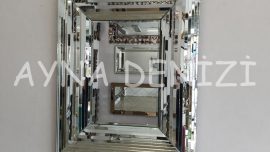 Çizgi Tiny Silver Model Modern Ayna