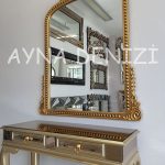 Lady Model Altın Renk Dekoratif Ayna-13