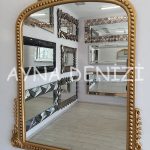 Lady Model Altın Renk Dekoratif Ayna-2