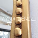 Lady Model Altın Renk Dekoratif Ayna-21