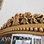 Lady Model Altın Renk Dekoratif Ayna-22
