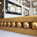 Lady Model Altın Renk Dekoratif Ayna-23