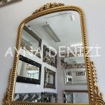 Lady Model Altın Renk Dekoratif Ayna-4