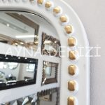 Lady Model Beyaz Altın Renk Dekoratif Ayna-17