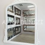 Lady Model Beyaz Renk Dekoratif Ayna-10