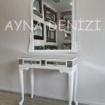 Lady Model Beyaz Renk Dekoratif Ayna-12