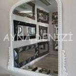 Lady Model Beyaz Renk Dekoratif Ayna-15