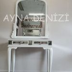 Lady Model Beyaz Renk Dekoratif Ayna-16