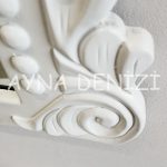 Lady Model Beyaz Renk Dekoratif Ayna-19