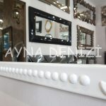Lady Model Beyaz Renk Dekoratif Ayna-22